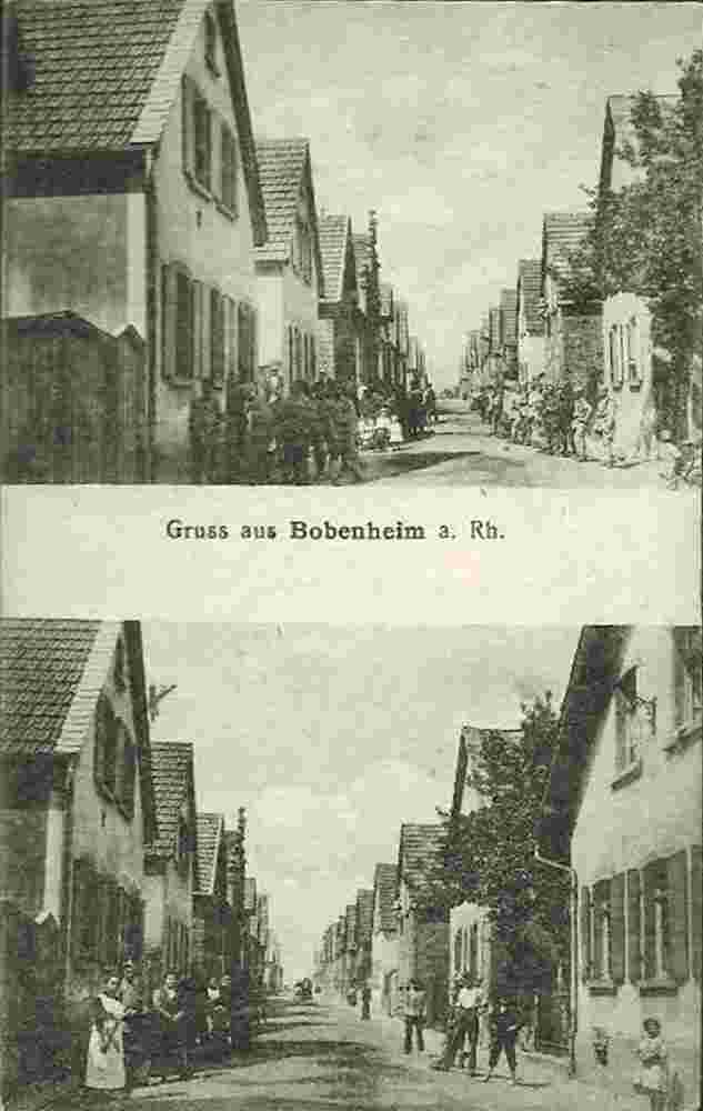 Bobenheim-Roxheim. Panorama von Bobenheim, 1919