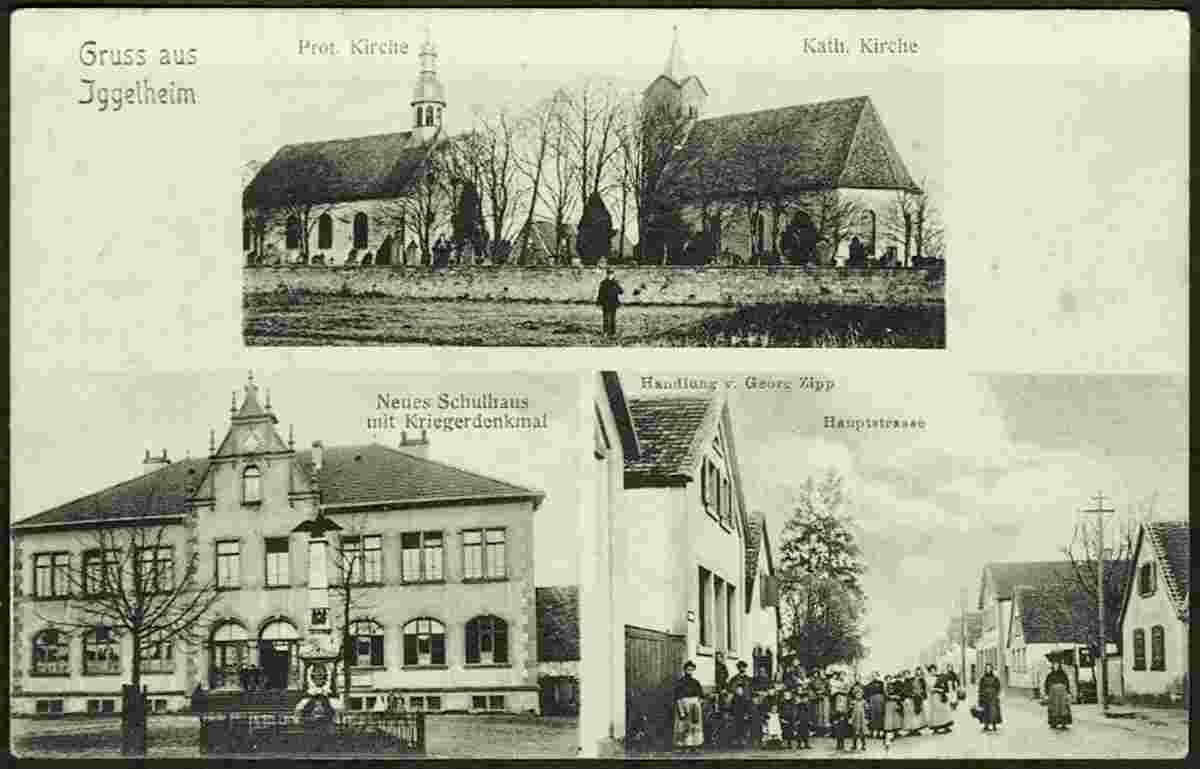Böhl-Iggelheim. Iggelheim - Kirchen, Neues Schulhaus