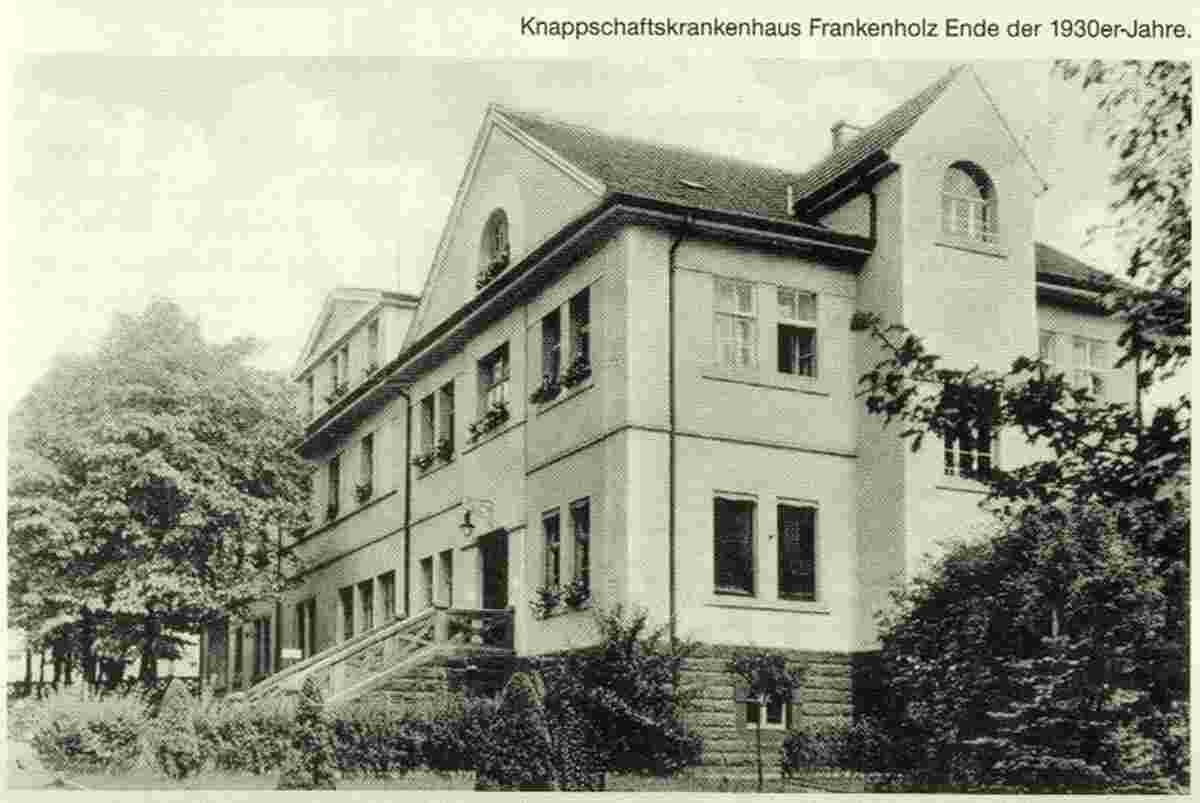 Bexbach. Frankenholz - Altes Krankenhaus, ende der 1930er Jahre