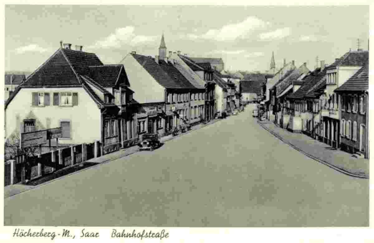 Bexbach. Mittelbexbach - Bahnhofstraße, Geschäft Fritz Klein