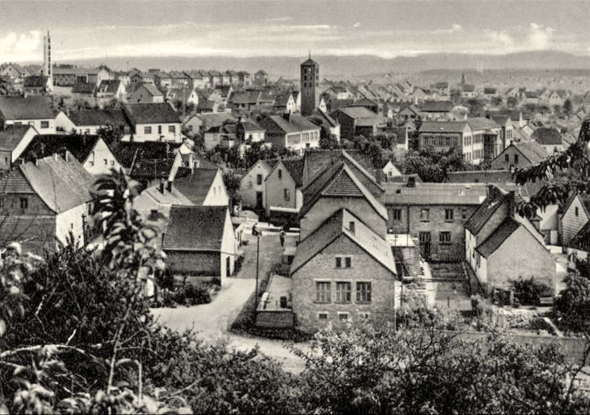 Bexbach. Oberbexbach - Panorama von Orts