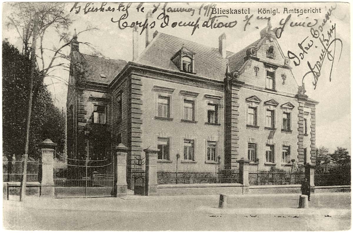 Blieskastel. Königliches Amtsgericht, 1918