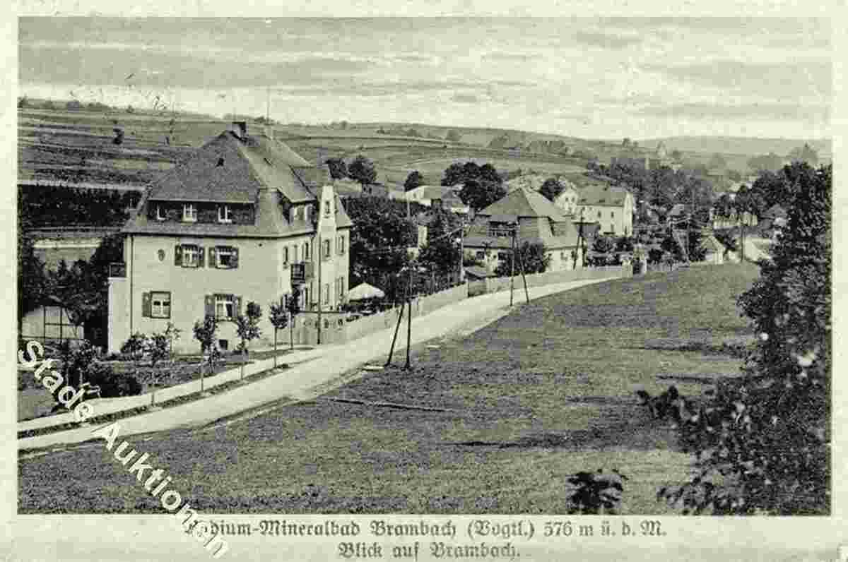 Bad Brambach. Panorama