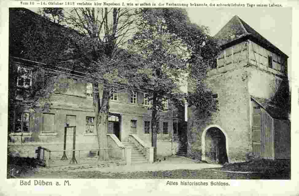 Bad Düben. Altes historisches Schloß, 1912