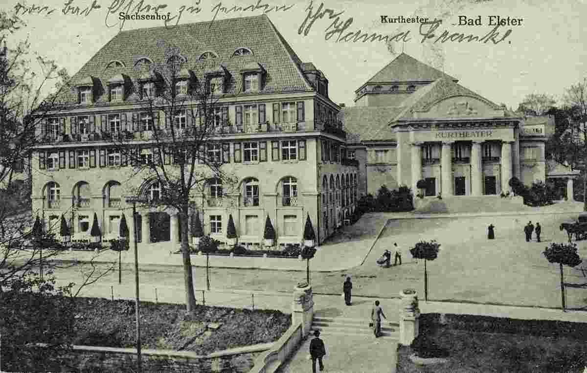 Bad Elster. Sachsenhof, Kurtheater, 1919