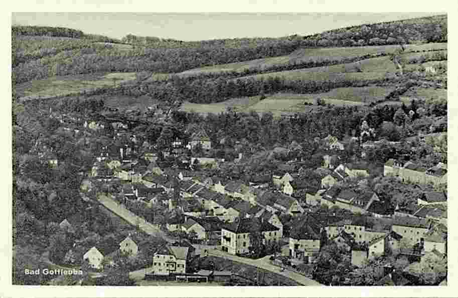 Bad Gottleuba-Berggießhübel. Panorama der Stadt, 1930