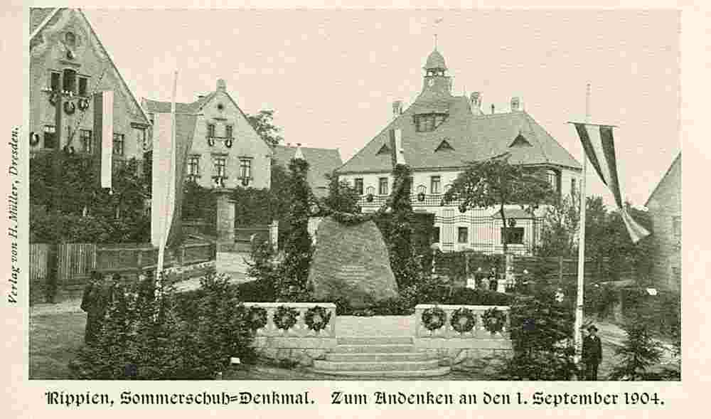 Bannewitz. Rippien - Sommerschuh, Denkmal