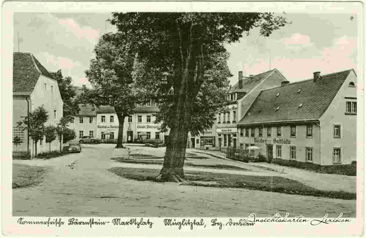 Bärenstein. Marktplatz, 1937