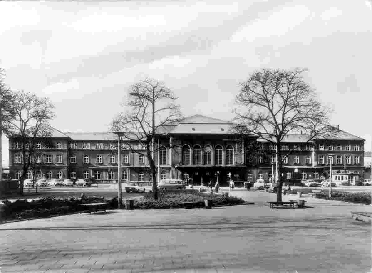 Bautzen. Bahnhof, 1950s