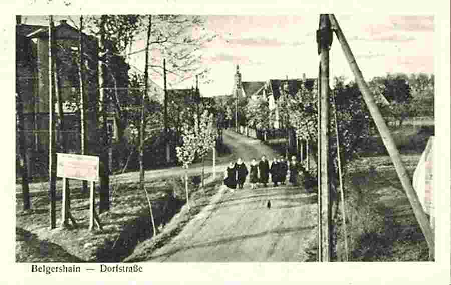 Belgershain. Dorfstraße, 1927