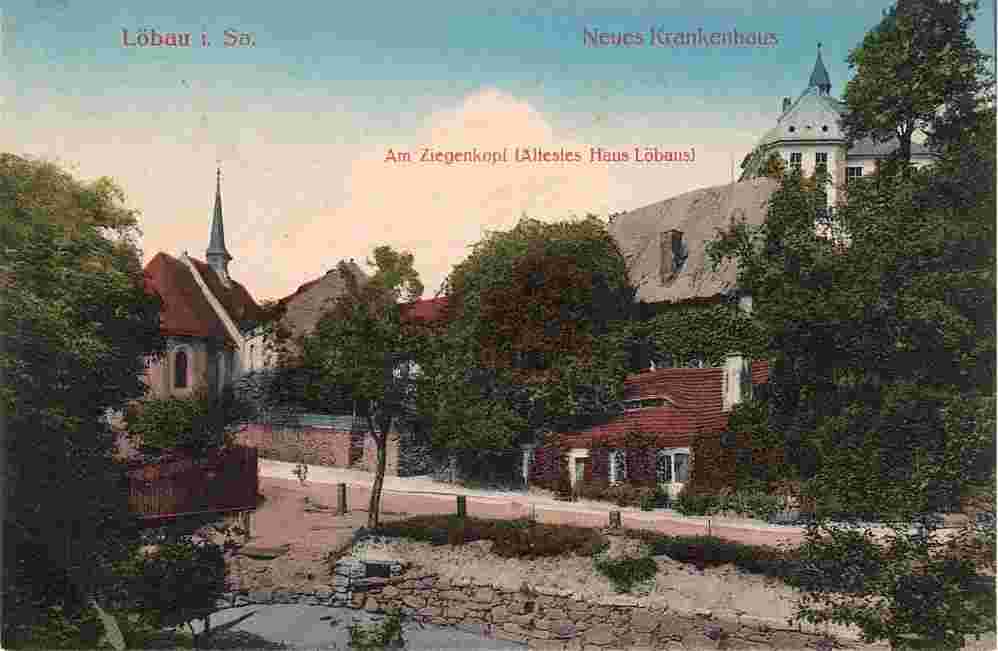 Bernstadt auf dem Eigen. Neues Krankenhaus und Kirche