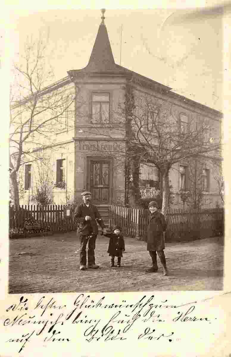 Bertsdorf-Hörnitz. Geschäft Franz Kremser, 1913