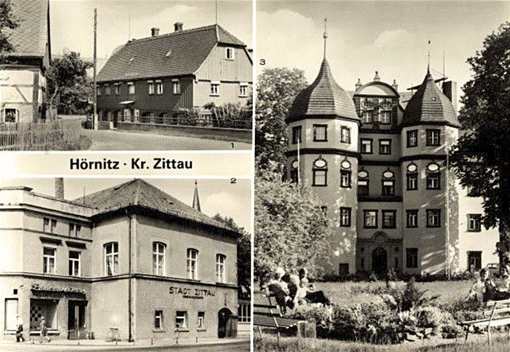 Bertsdorf-Hörnitz. Hörnitz - Gaststätte 'Stadt Zittau' und Ferienheim