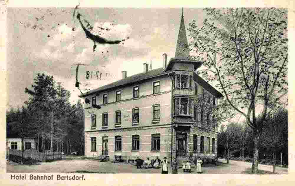 Bertsdorf-Hörnitz. Munsers Hotel, Bahnhofsrestaurant