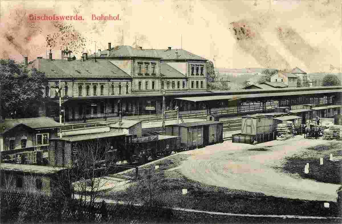 Bischofswerda. Bahnhof, 1912