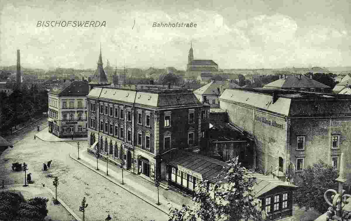 Bischofswerda. Bahnhofstraße, 1919