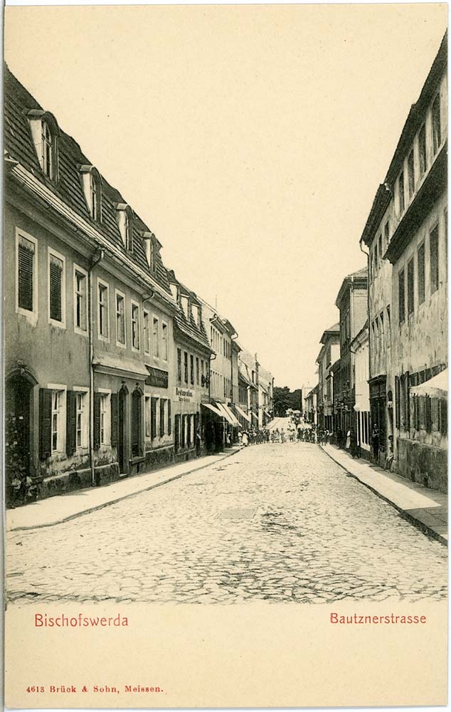 Bischofswerda. Bautzner Straße, 1903