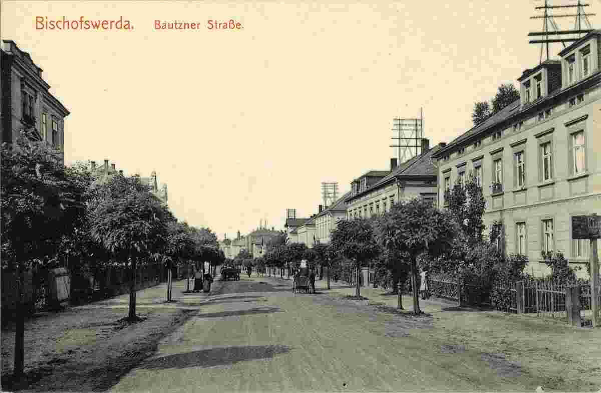 Bischofswerda. Bautzner Straße, 1911