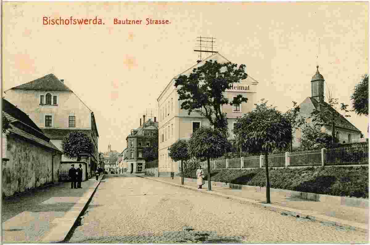 Bischofswerda. Bautzner Straße, 1911