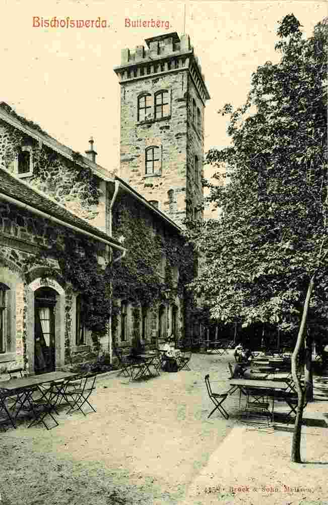 Bischofswerda. Butterberg, Aussichtsturm, 1903