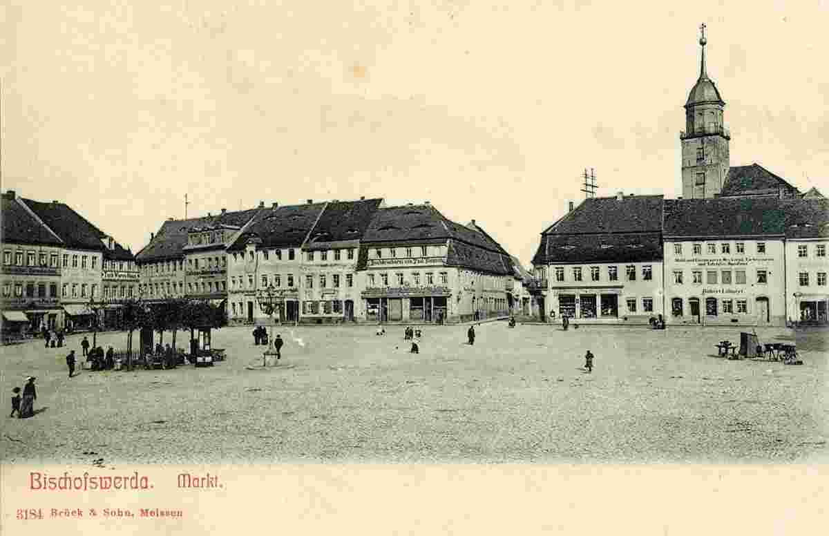 Bischofswerda. Markt, 1903