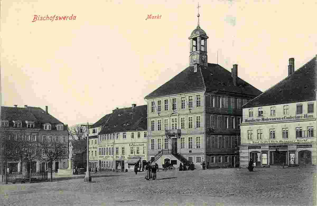Bischofswerda. Markt, 1915