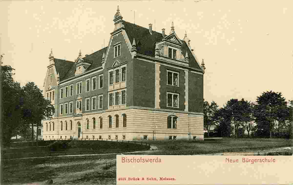 Bischofswerda. Neue Bürgerschule, 1903