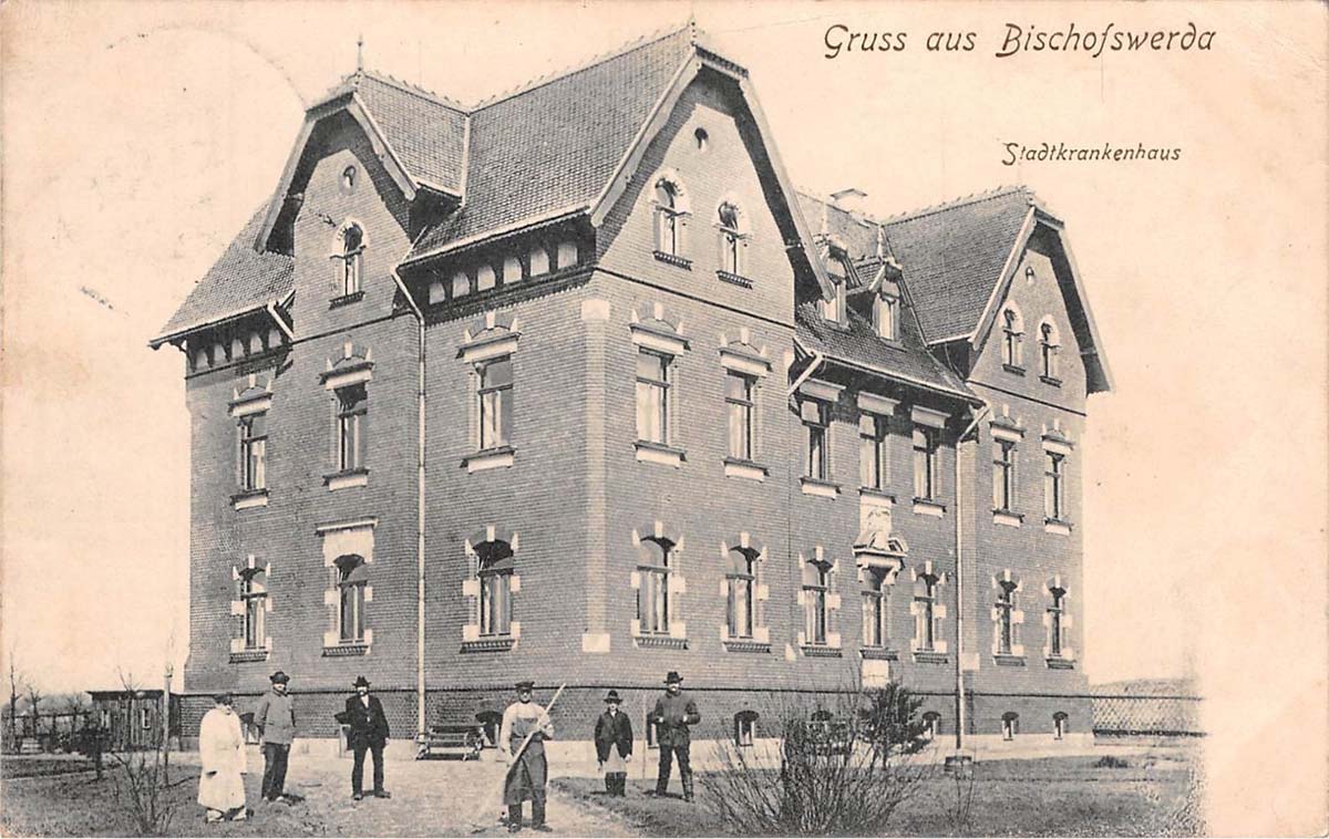 Bischofswerda. Stadtkrankenhaus, 1907