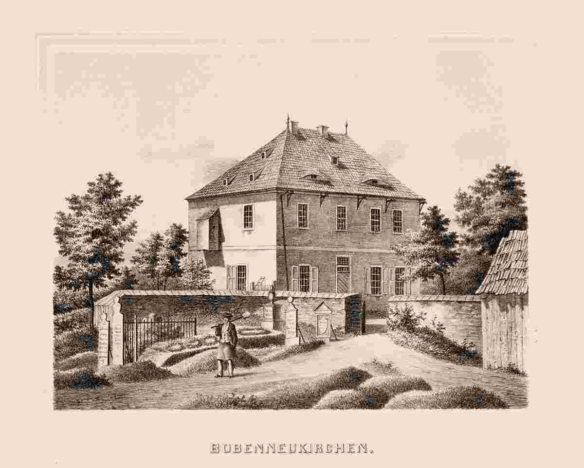 Bösenbrunn. Panorama von Bobenneukirchen, 1859