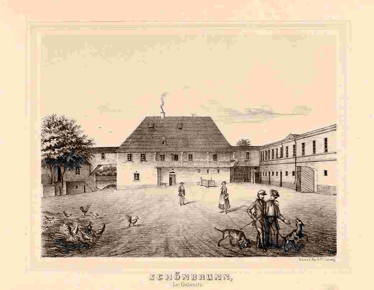 Bösenbrunn. Schönbrunn bei Oelsnitz, 1859