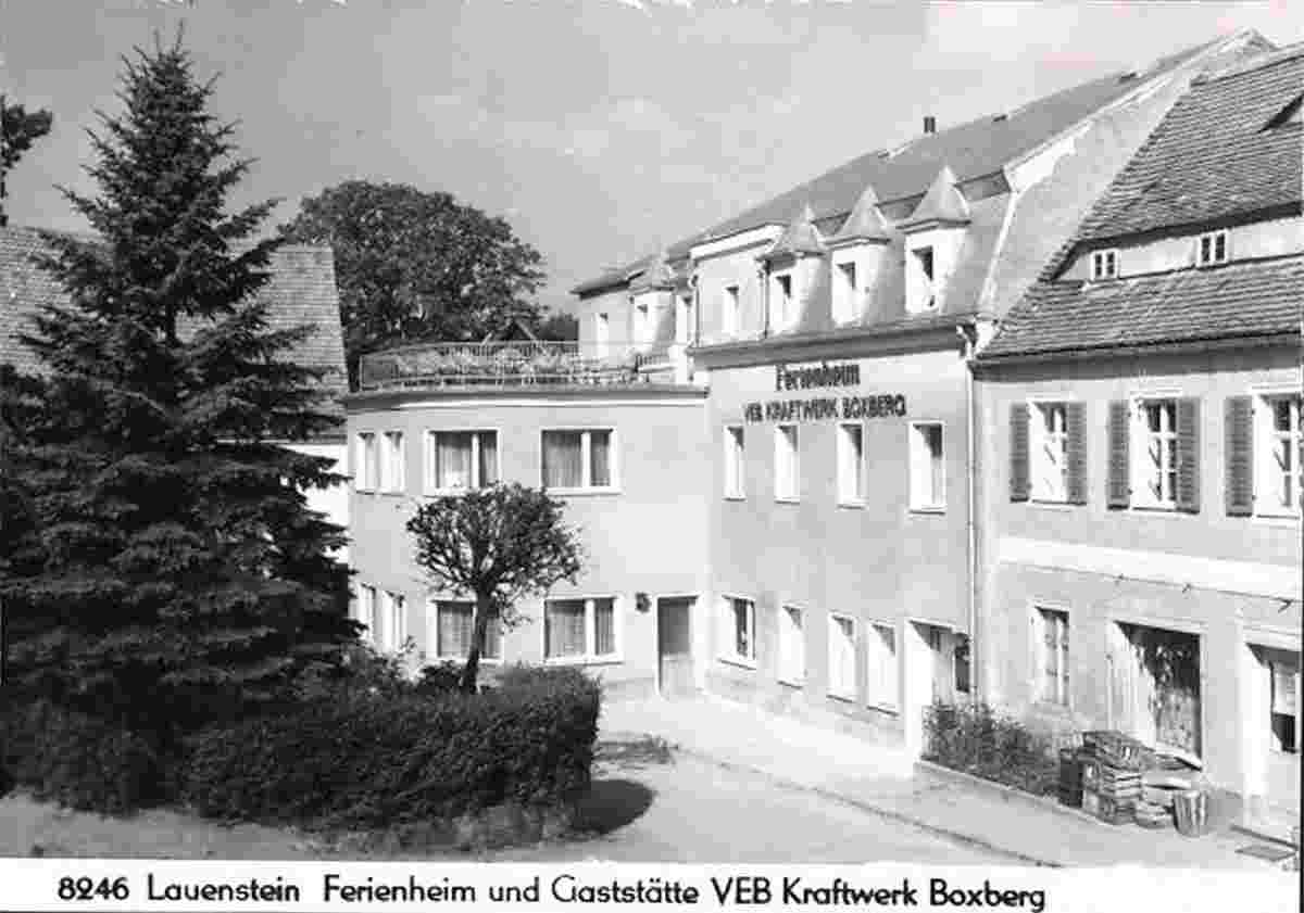 Boxberg - Lauenstein, Ferienheim & Gasthaus VEB Kraftwerk