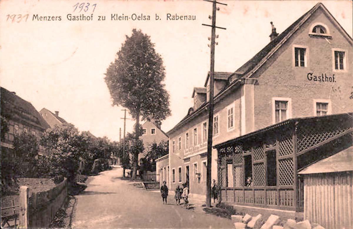 Boxberg (Oberlausitz). Klein-Oelsa - Menzers Gasthaus