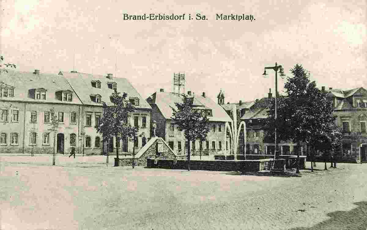 Brand-Erbisdorf. Marktplatz, 1928