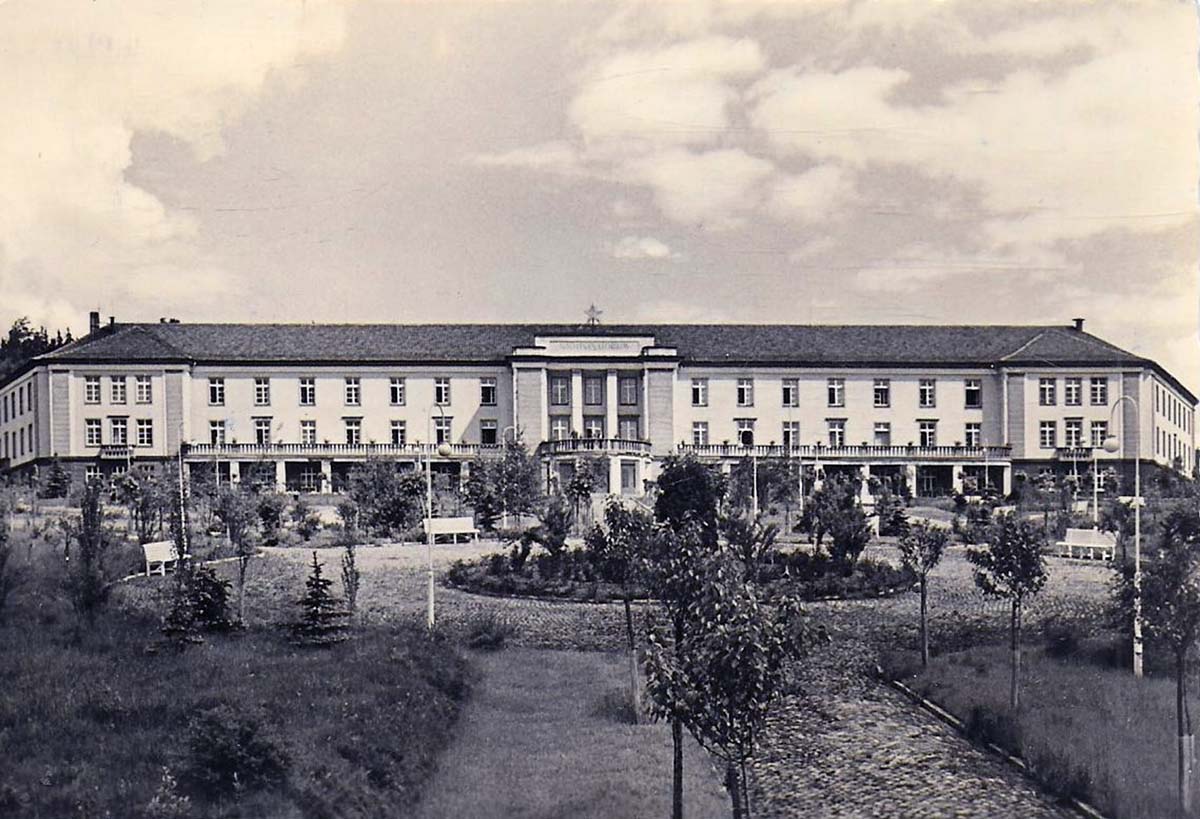 Breitenbrunn (Erzgebirgs). Antonshöhe - FDGB-Sanatorium, 1958