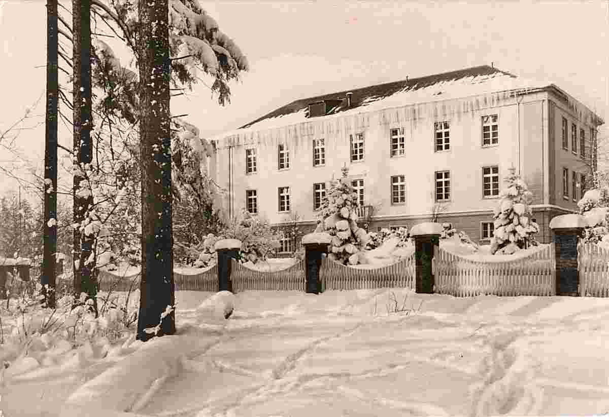 Breitenbrunn. Antonshöhe - Sanatorium, Klinik, Winter