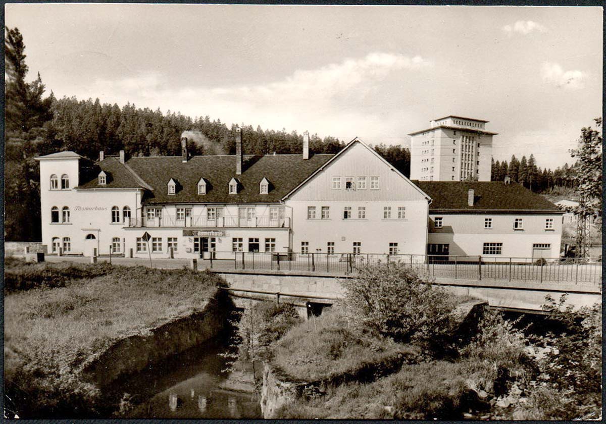 Breitenbrunn (Erzgebirgs). Erlabrunn - HO Gaststätte 'Täumerhaus', 1972