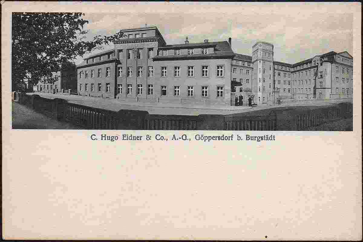Burgstädt. Göppersdorf - C. Hugo Eider & Co Fabrik