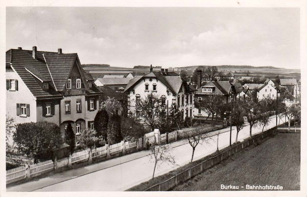 Burkau (Porchow). Villen am Bahnhofstraße, 1943