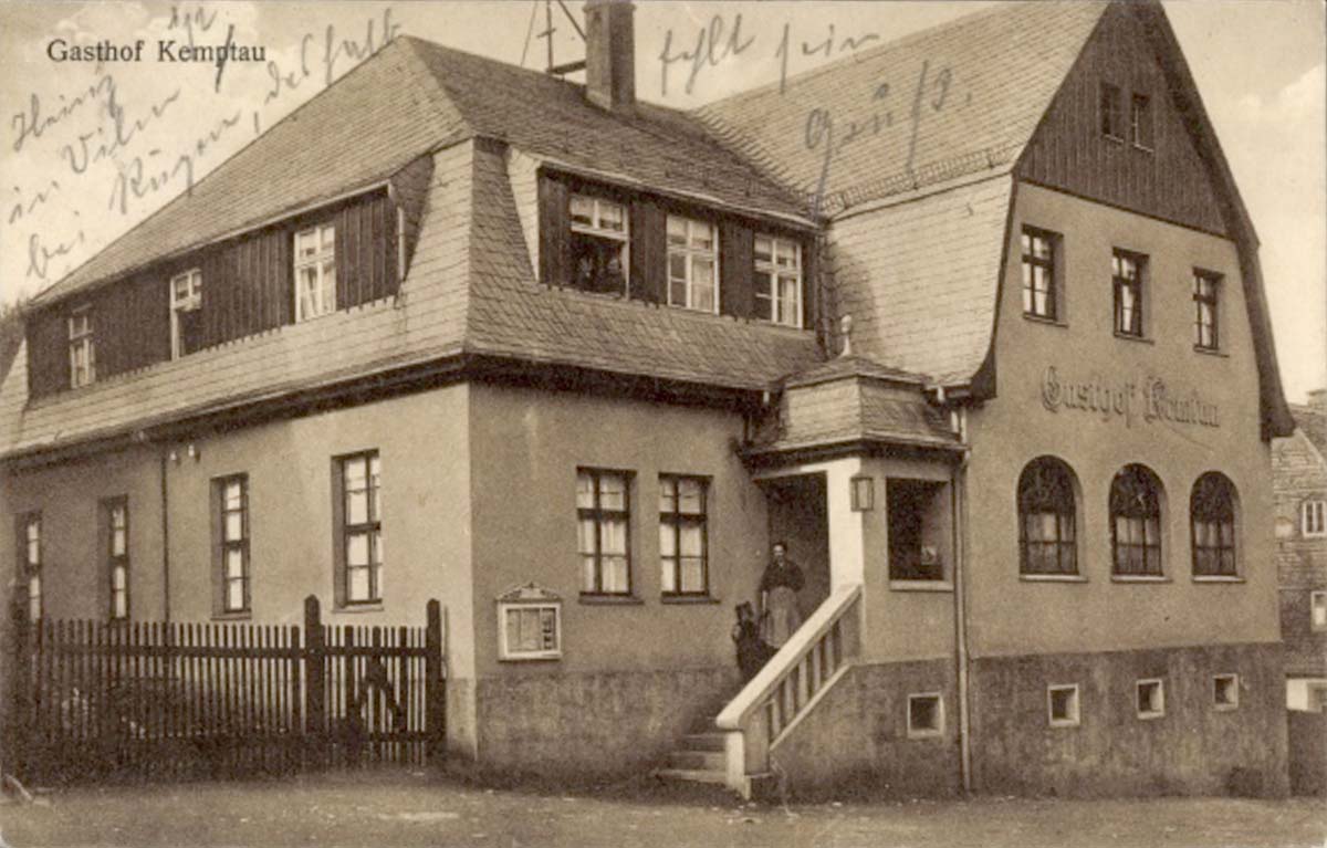 Burkhardtsdorf. Kemptau - Gasthof, 1925