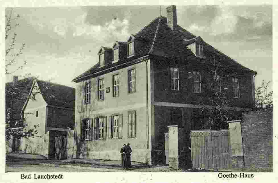 Bad Lauchstädt. Goethe-Haus, circa 1930-1940