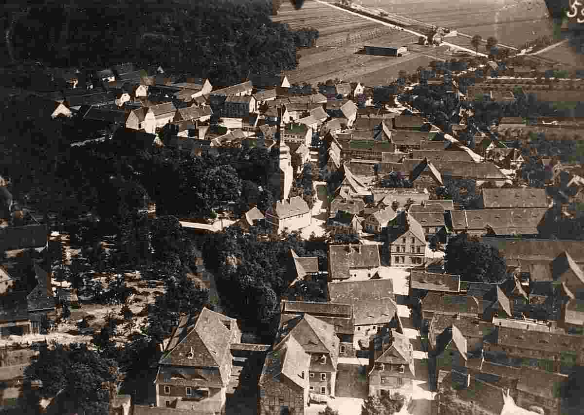 Bad Lauchstädt. Luftbild, vor 1930
