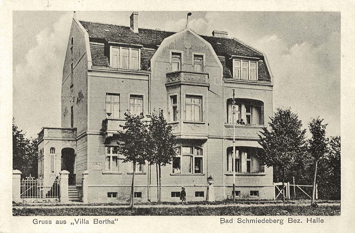 Bad Schmiedeberg. Villa Bertha (Besitzer Hans Kuritz)