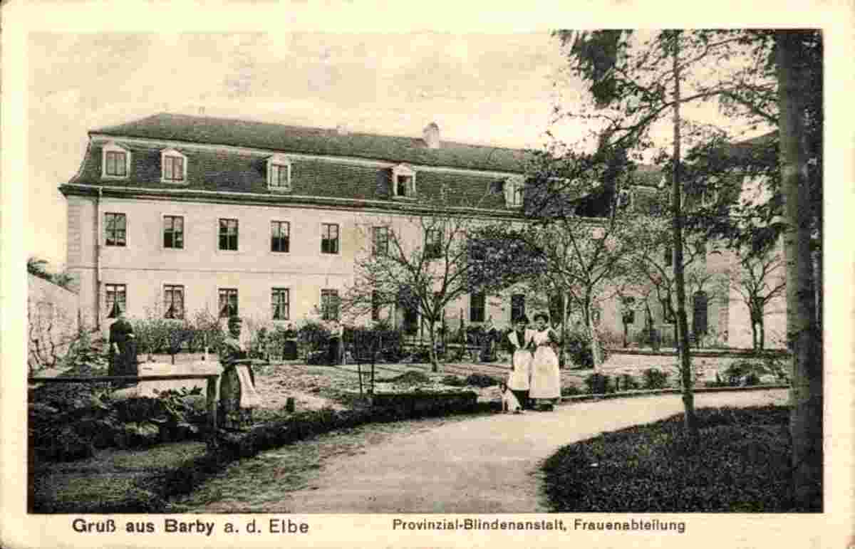 Barby. Provinzial Blindenanstalt, Frauenabteilung, 1916