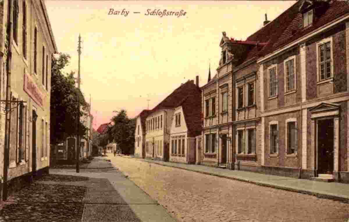 Barby. Schloßstraße, 1924
