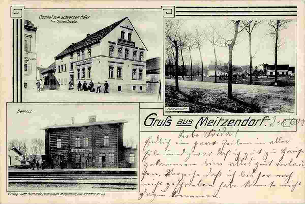 Barleben. Meitzendorf - Gasthaus zum schwarzen Adler