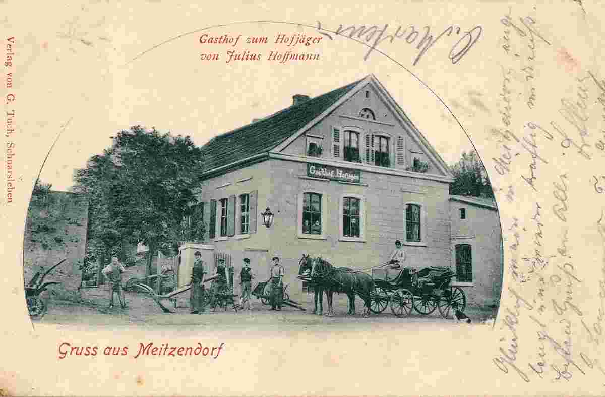 Barleben. Meitzendorf - Gasthof zum Hofjäger von Julius Hoffmann, 1903