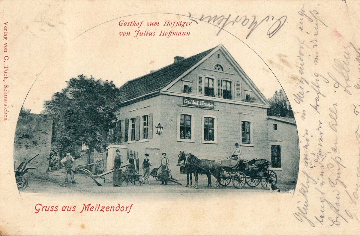 Barleben. Meitzendorf - Gasthof zum Hofjäger von Julius Hoffmann, 1903