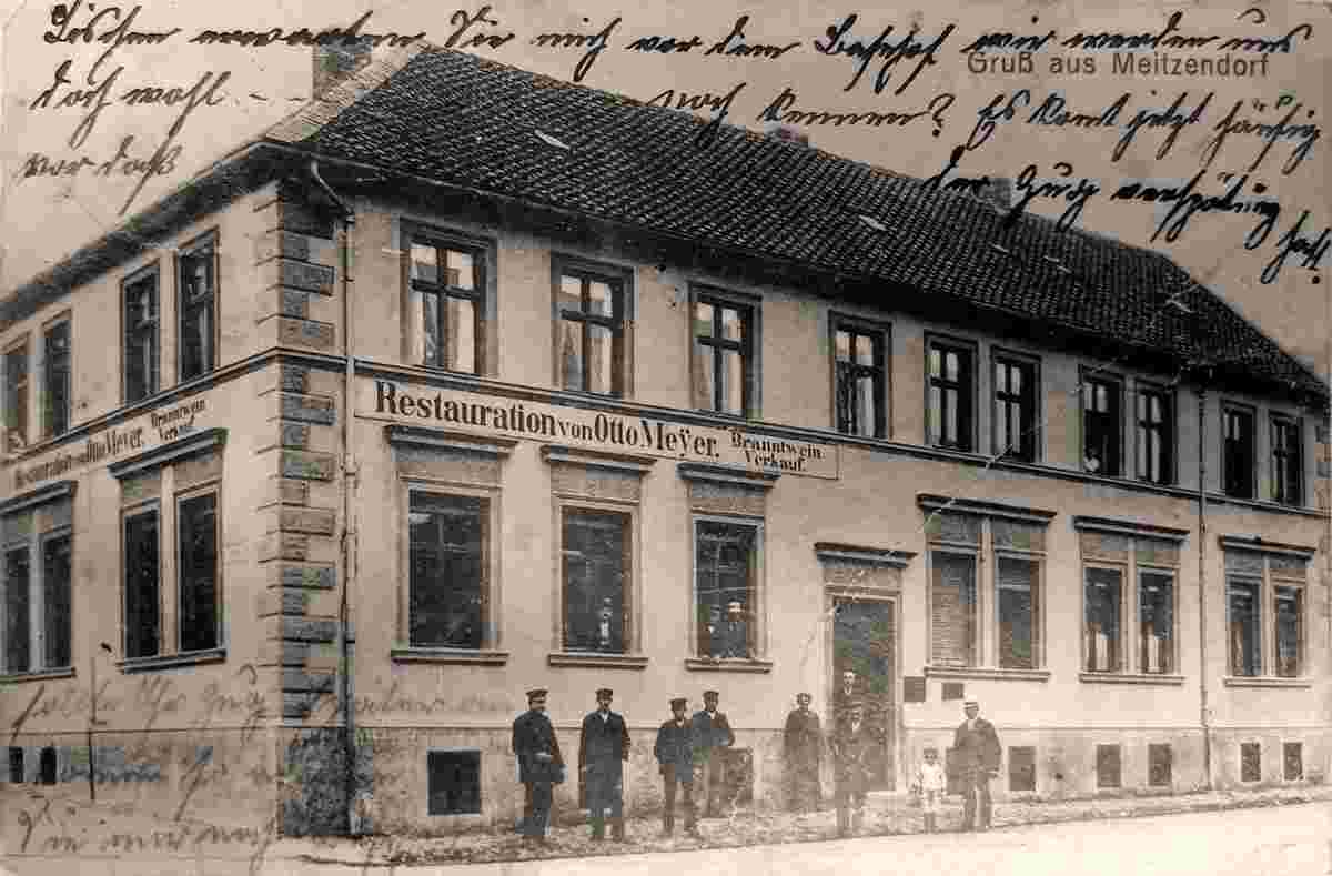 Barleben. Meitzendorf - Restauration von Otto Meyer, Branntwein Verkauf