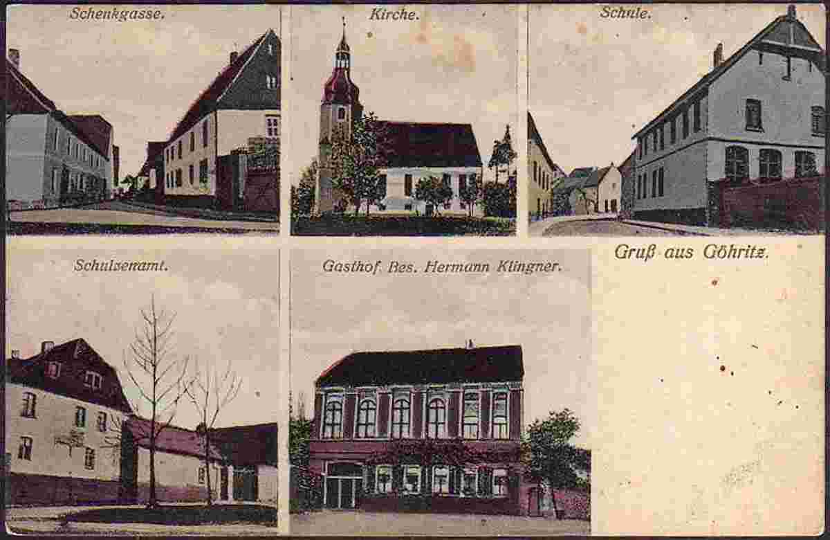 Barnstädt. Göhritz - Schenkgasse, um 1920