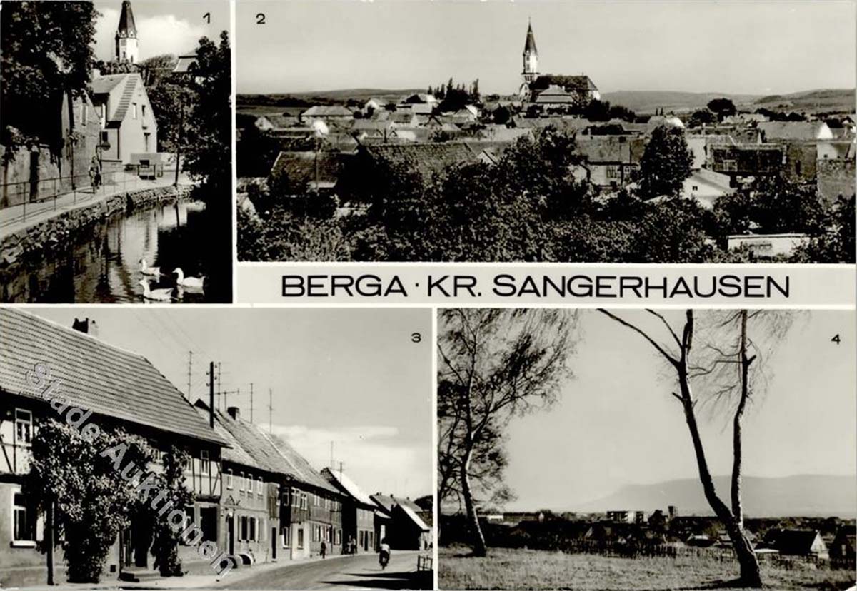 Berga (Kyffhäuser). Nordhäuser Straße, Kirche, Thyra